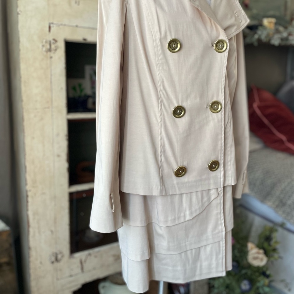 NWT Michael Kors trench coat sz 10 - Picture 4 of 11